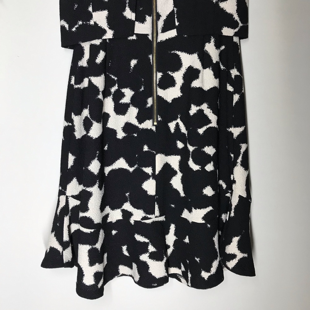 Banana Republic Black + Cream Dress Size 00P - Picture 5 of 8
